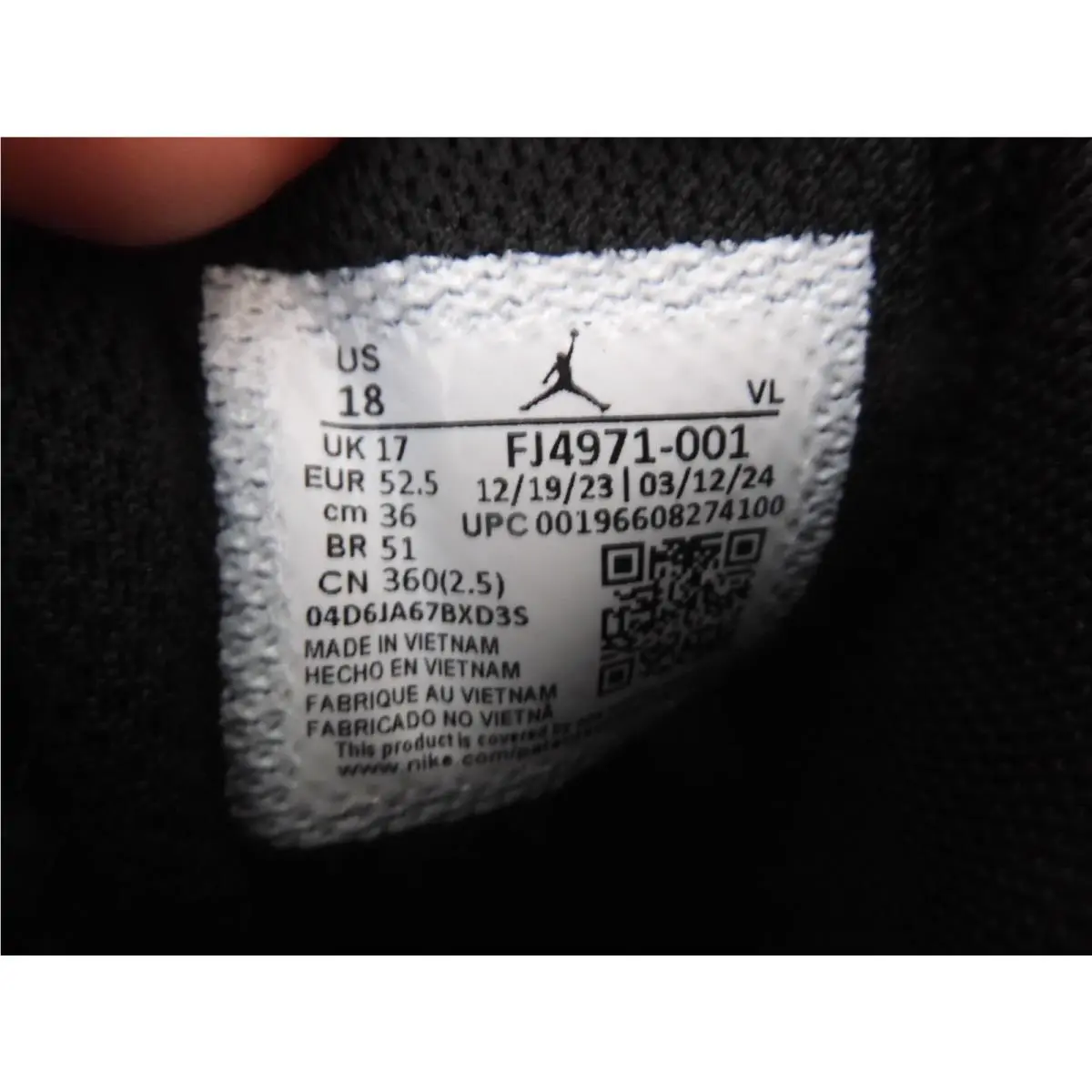 Nike shoes - Jordan Force Savage 3 - Force Savage - FJ4971-001 - Black 24