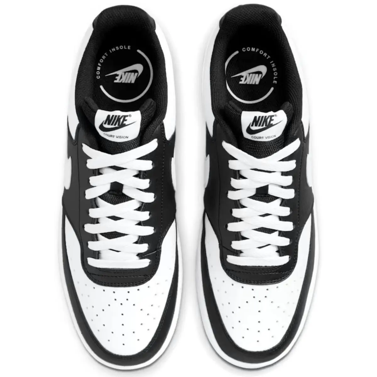 Nike shoes - Nike Court Vision Low FL - Black, Manufacturer: Black/White 1