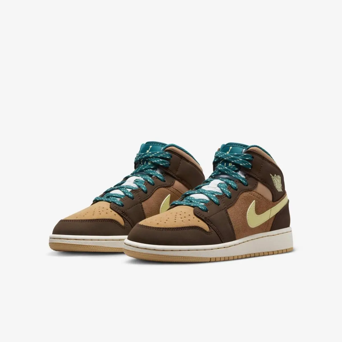 Nike shoes - Nike Air Jordan 1 Mid DZ6335-200 - DZ6335-200 - Brown 1