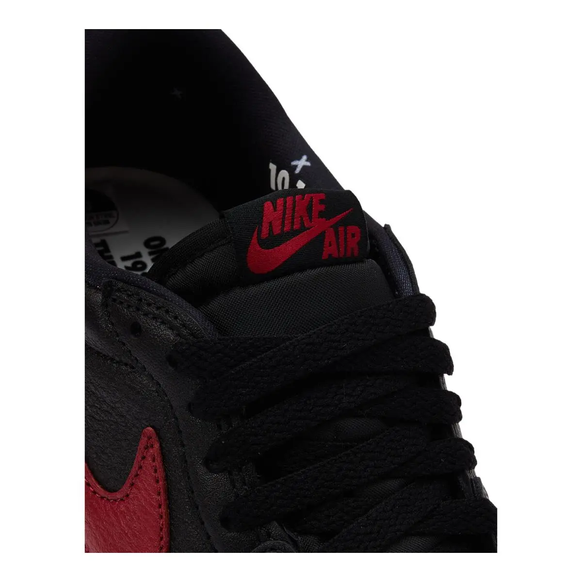 Nike shoes - Nike Air Jordan 1 Retro Low Og Banned - IW6276-001 - Black/Black/Varsity Red/Summit White 5