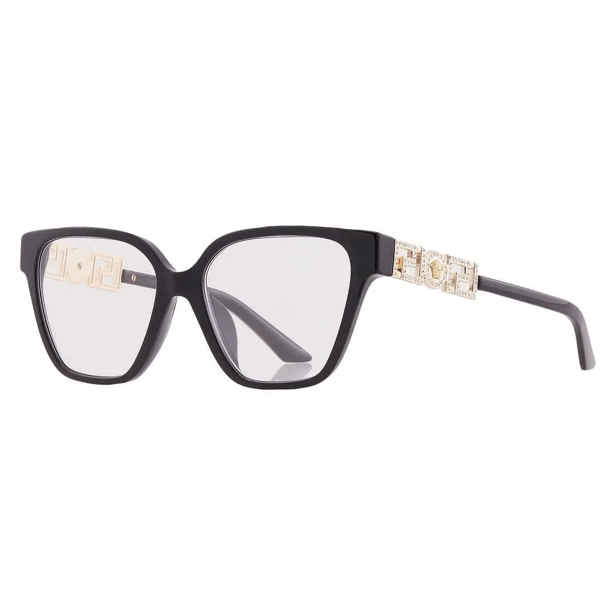 Versace Demo Square Ladies Eyeglasses VE3358BF GB1 54 VE3358BF GB1 54
