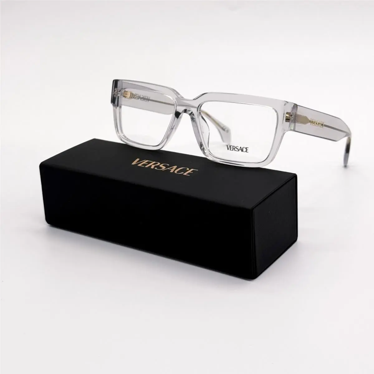 Versace Verasce VE3374U 5519 Clear Frame Unsiex Eyeglasses