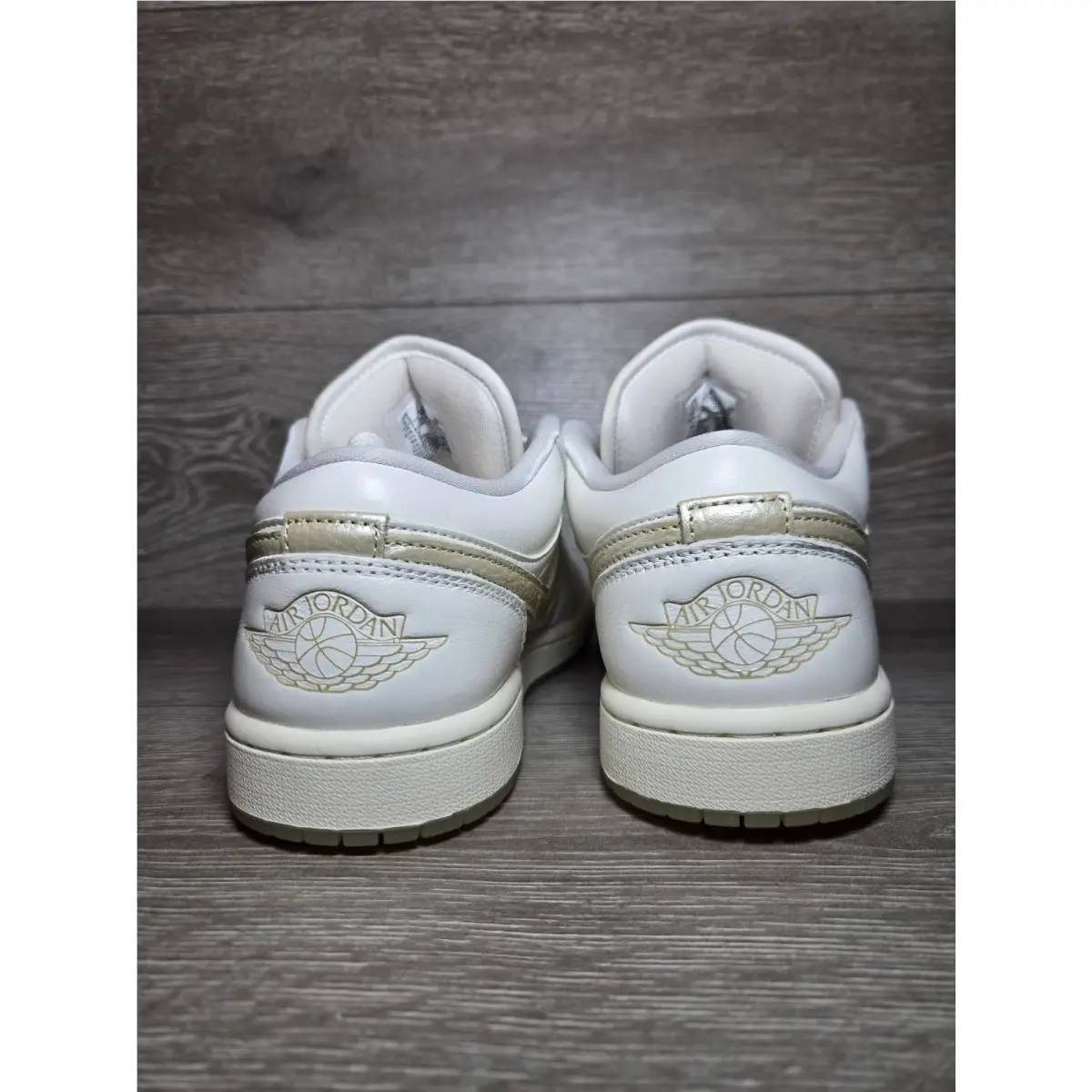 Nike shoes - Air Jordan 1 Low SE - HV5157-100 - Sail/ Pale Ivory / Team Gold 2