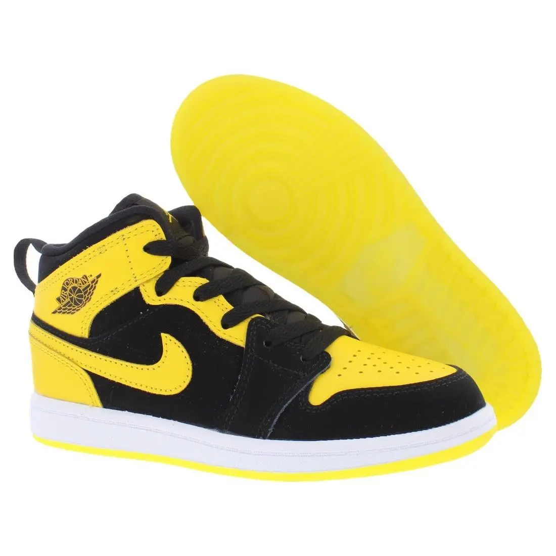 Nike Jordan 1 Mid SE Leather PS Boys Shoes
