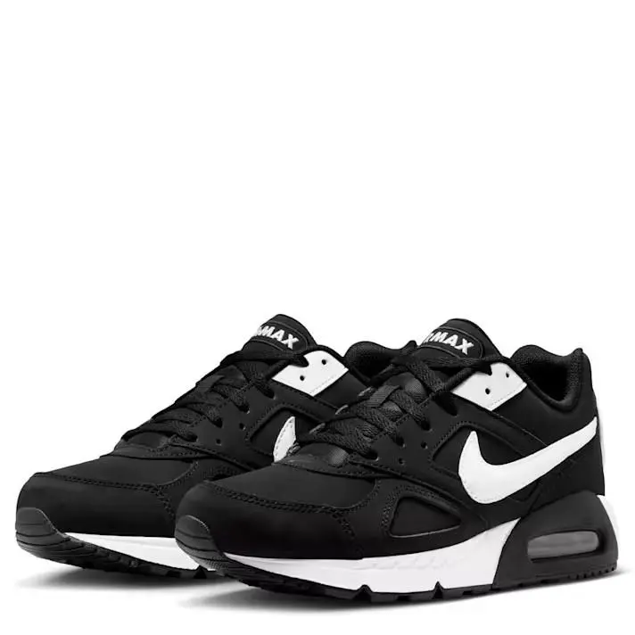 Nike Womens Air Max Ivo Training Gym Low Top Retro Sneaker - Black