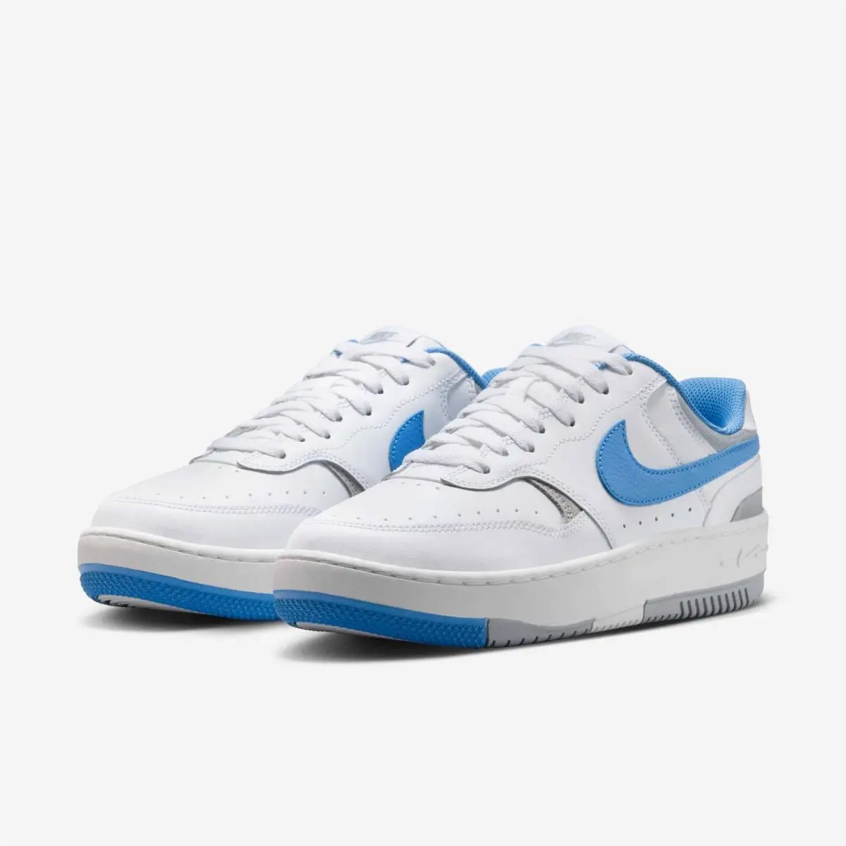 Nike Gamma Force DX9176-108 Sneakers Women`s White University Blue Leather Shoes