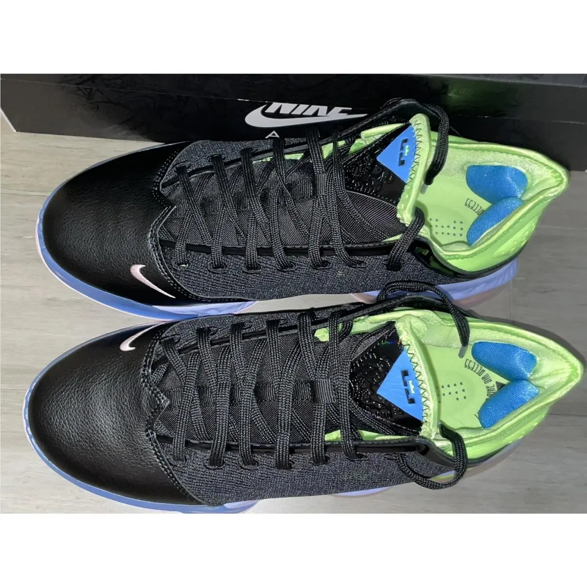 Nike shoes - Nike LeBron 19 - LeBron - DO9829-001 - Black / Ghost Green - Purple Pulse 1