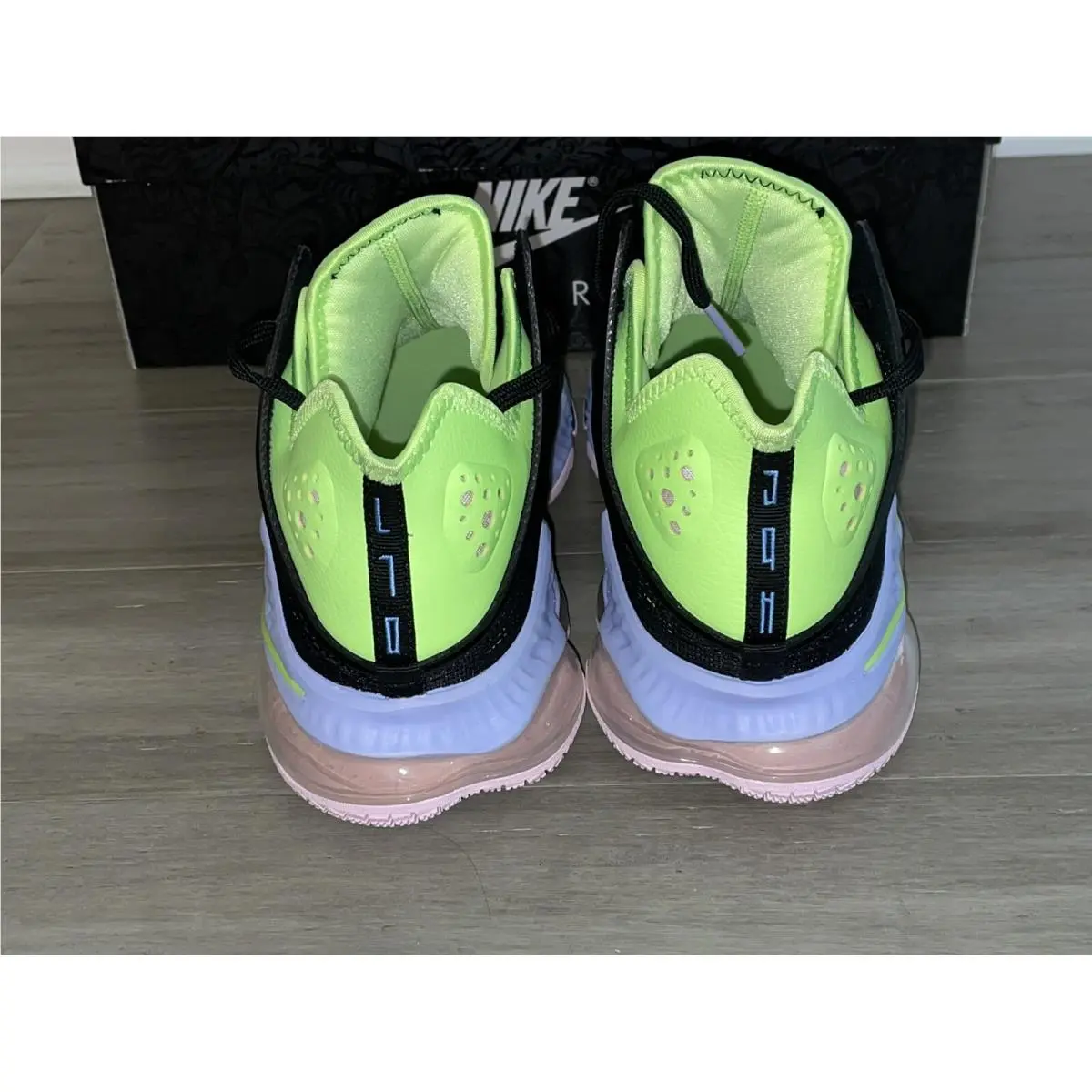 Nike shoes - Nike LeBron 19 - LeBron - DO9829-001 - Black / Ghost Green - Purple Pulse 2
