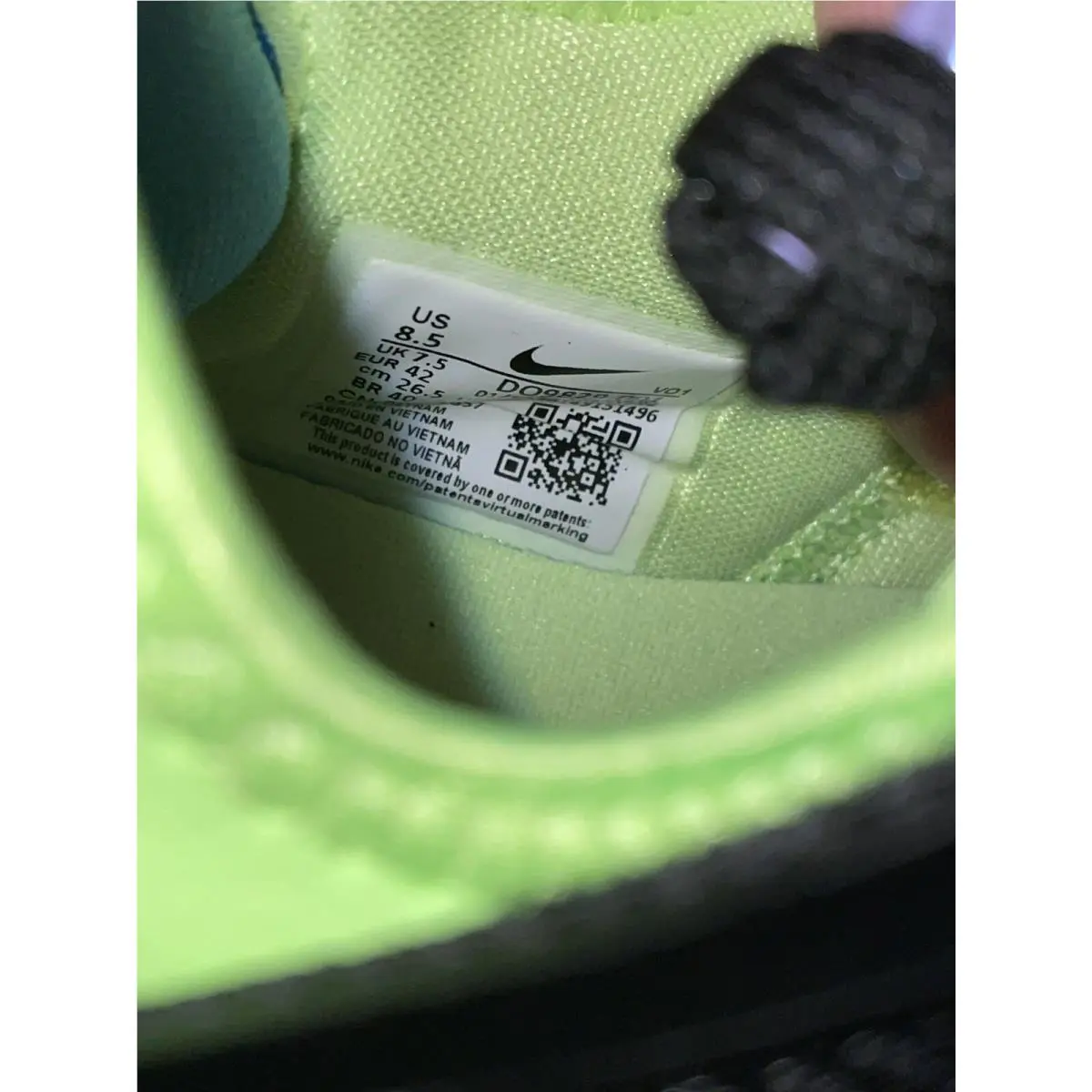 Nike shoes - Nike LeBron 19 - LeBron - DO9829-001 - Black / Ghost Green - Purple Pulse 5