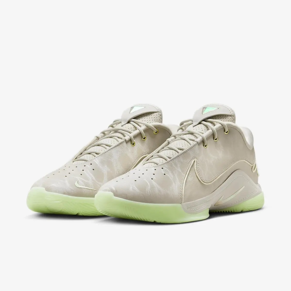 Nike Lebron Xxii Dunkman FZ1094-002 Men`s 11 Bone Green Basketball Shoes HAM696