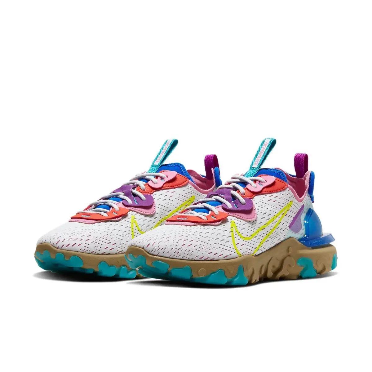 Nike Wmns Nike React Vision `lemon Venom` Running Shoes CI7523-001 - Yellow
