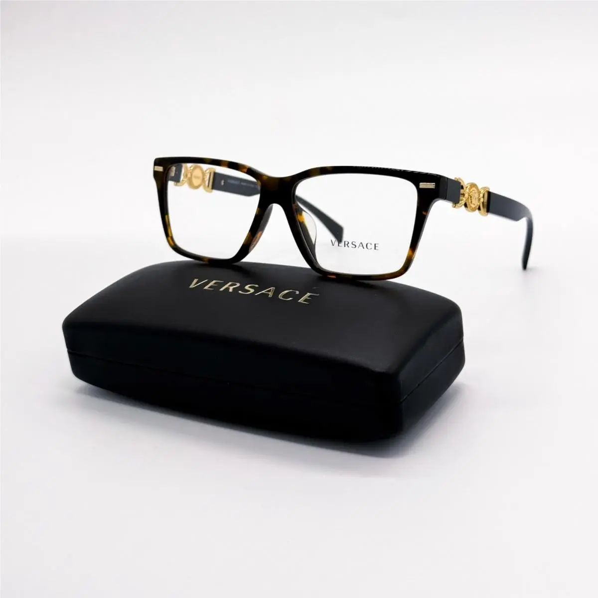 Versace Verasce VE3335F 5404 Havana Square Women Eyeglasses