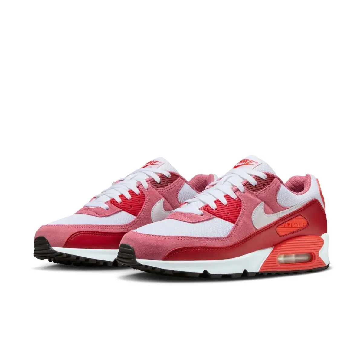 Nike Air Max 90 DM0029-600 Sneakers Men`s Peony White Lifestyle Shoes MEW1505
