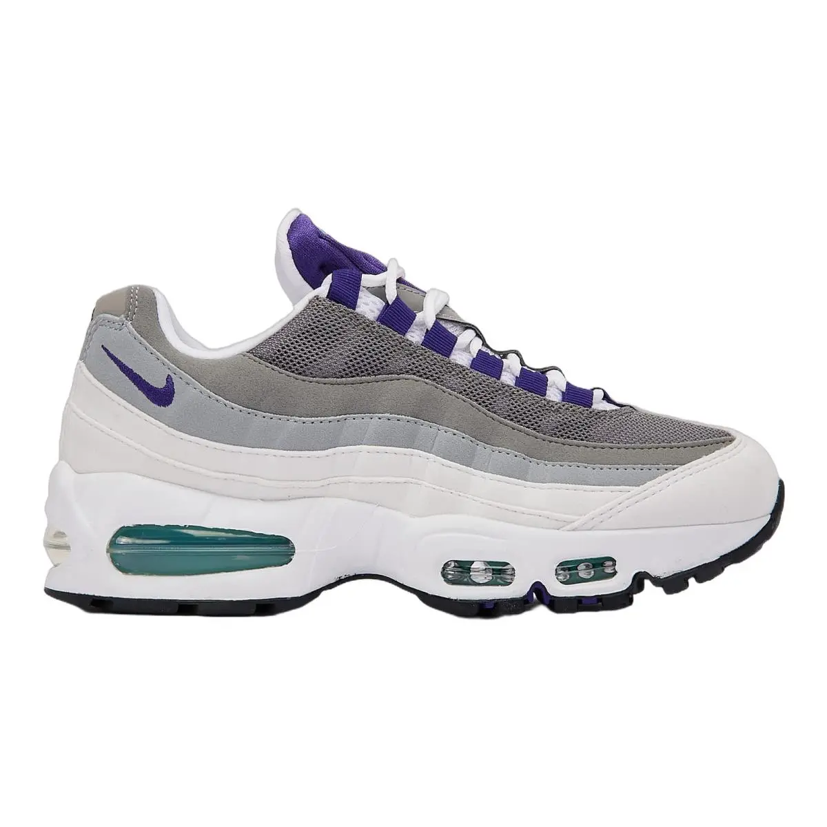 Nike Air Max 95 OG Trainer Women White Court Purple Emerald 5-11 HJ5996-100