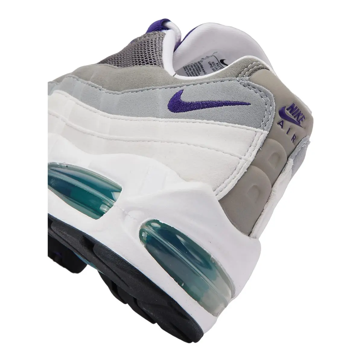 Nike shoes - Nike Air Max 95 Og - HJ5996-100 - White/Court Purple/Emerald Green/Wolf Grey 3