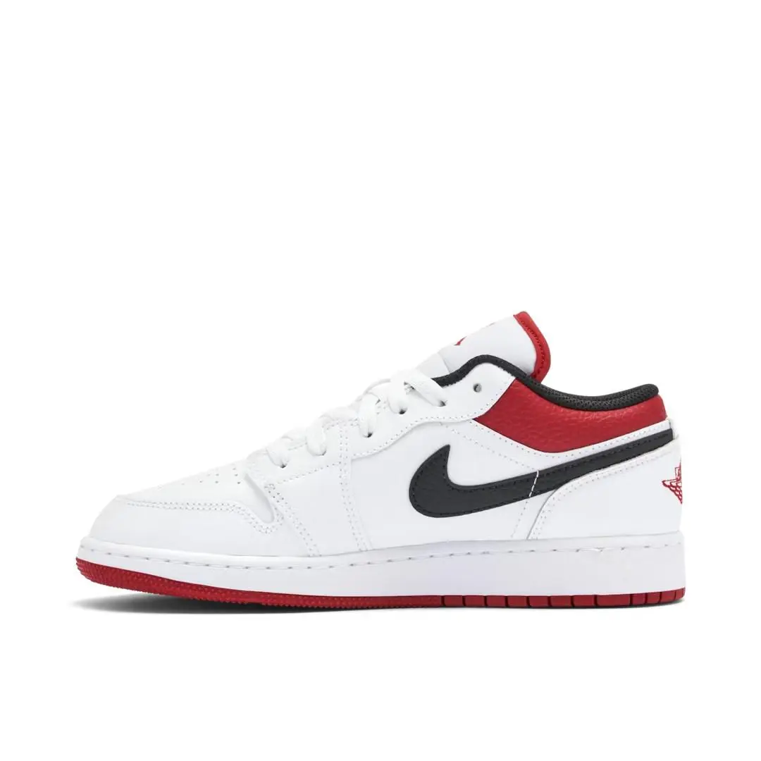 Air Jordan GS Air Jordan 1 Low `white Gym Red` Sneakers 553560-118