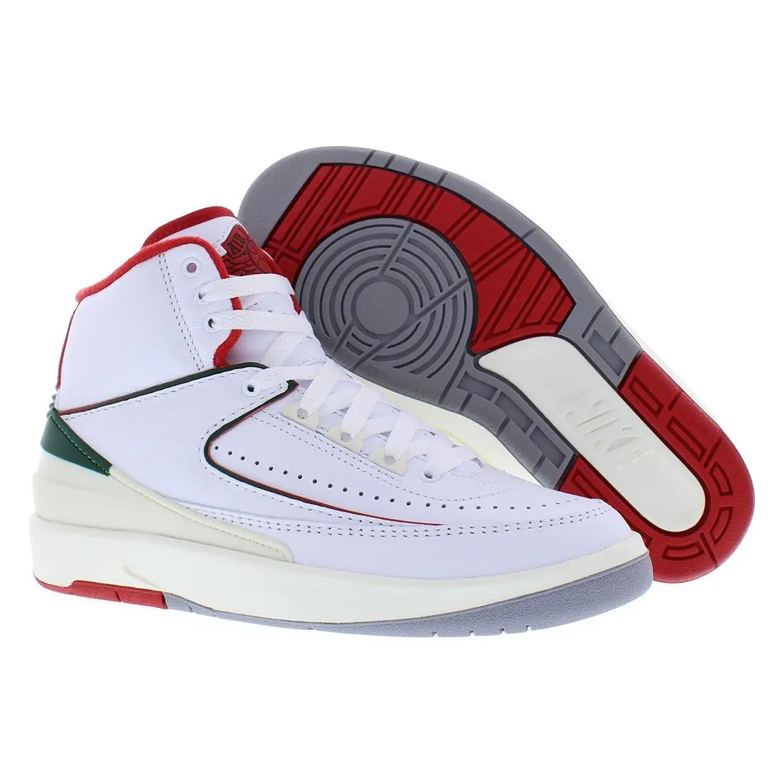 Air Jordan 2 Retro Leather GS Boys Shoes by Nike