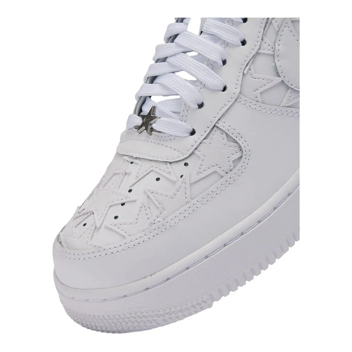 Nike shoes - Nike Air Force 1 Low Lv8 Edge - IM5750-100 - White/White/Metallic Silver 3