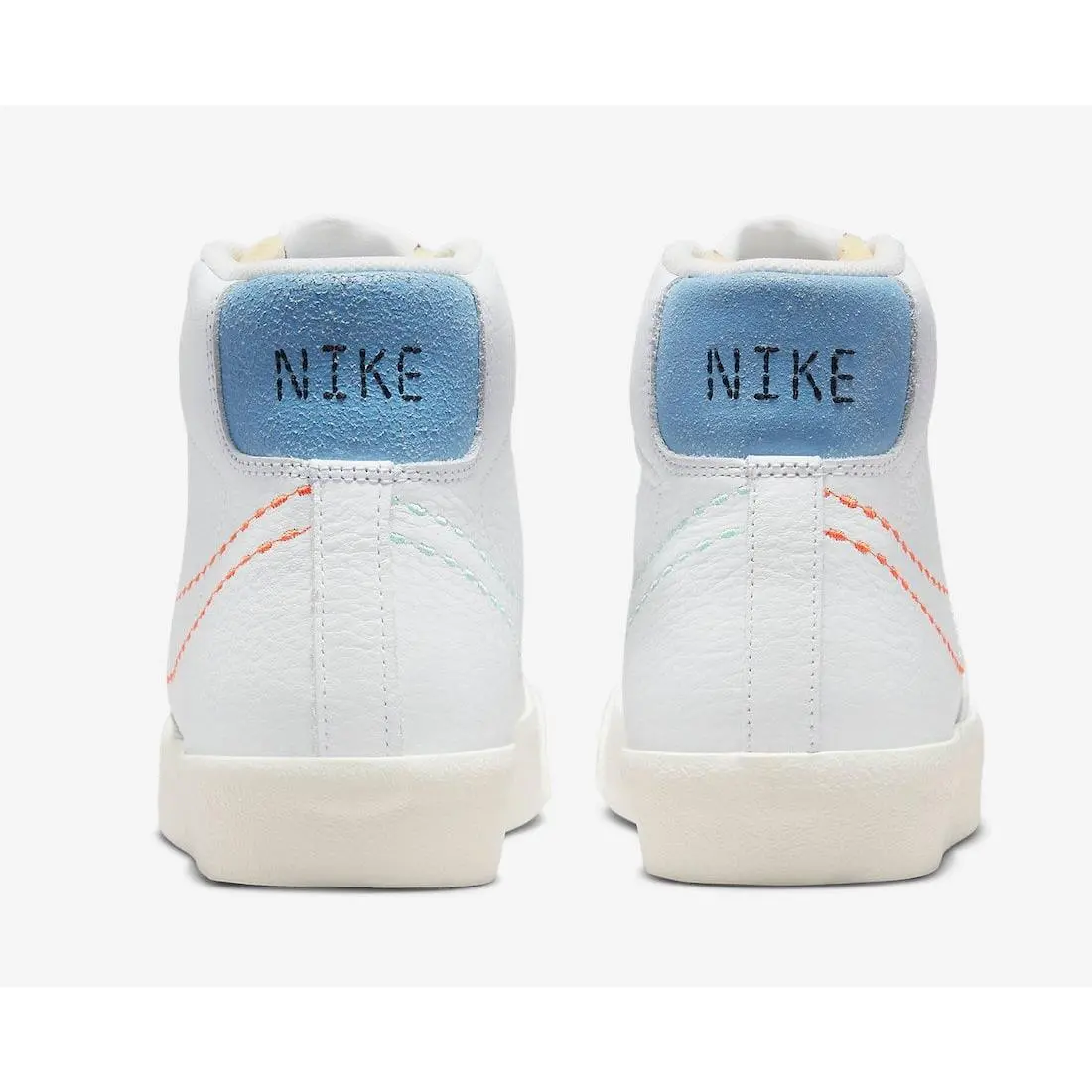 Nike shoes - White, Safety Orange, Lilac 10