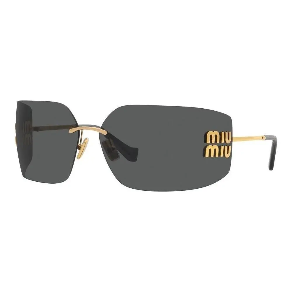 Miu Miu Smu 54YS Gold/dark Grey 5AK0/6I Sunglasses