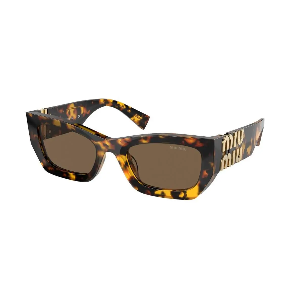 09WS Sunglasses VAU06B Havana by Miu Miu