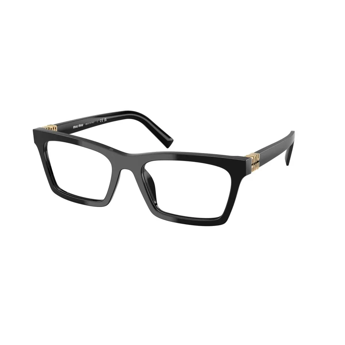 Miu Miu 04WV Eyeglasses 16K1O1 Black