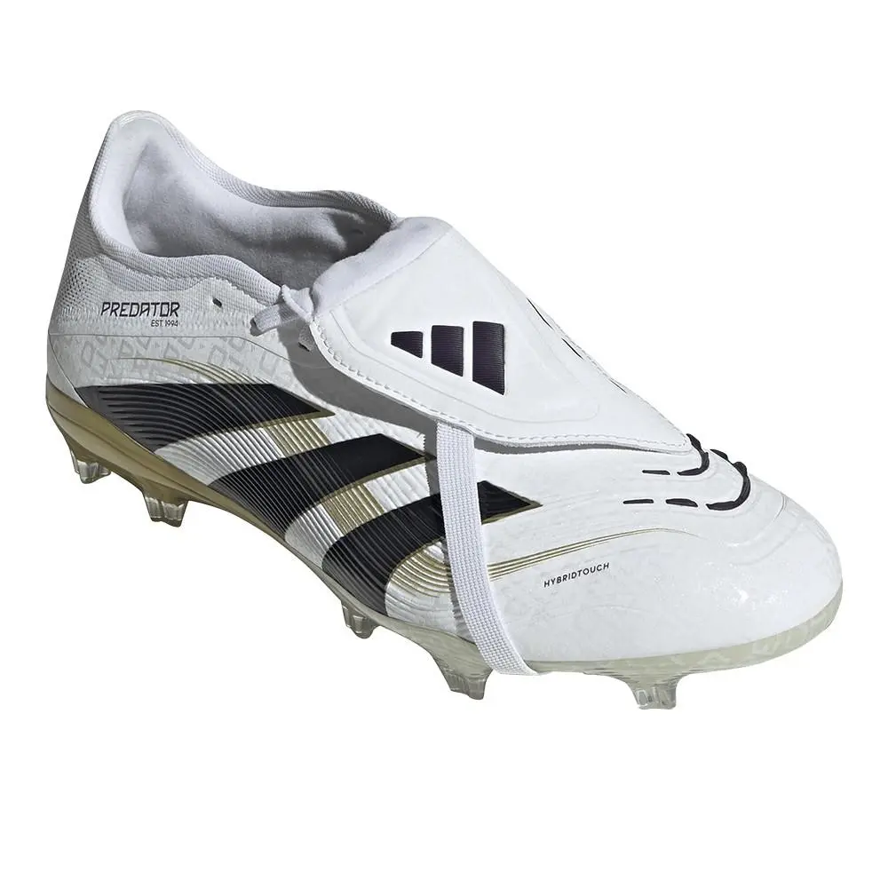 Adidas shoes - adidas Predator Pro FoldOver Tongue Firm Ground Soccer Cleats - JR4770 - White (UPC: 197626527780) 0