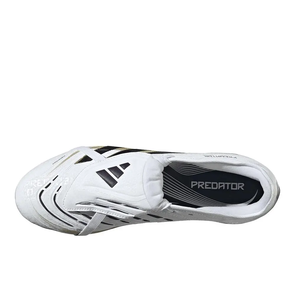 Adidas shoes - adidas Predator Pro FoldOver Tongue Firm Ground Soccer Cleats - JR4770 - White (UPC: 197626527780) 2