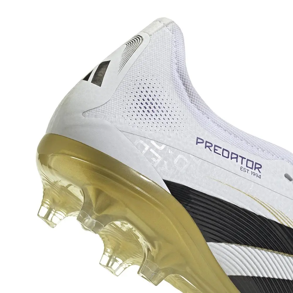 Adidas shoes - adidas Predator Pro FoldOver Tongue Firm Ground Soccer Cleats - JR4770 - White (UPC: 197626527780) 5