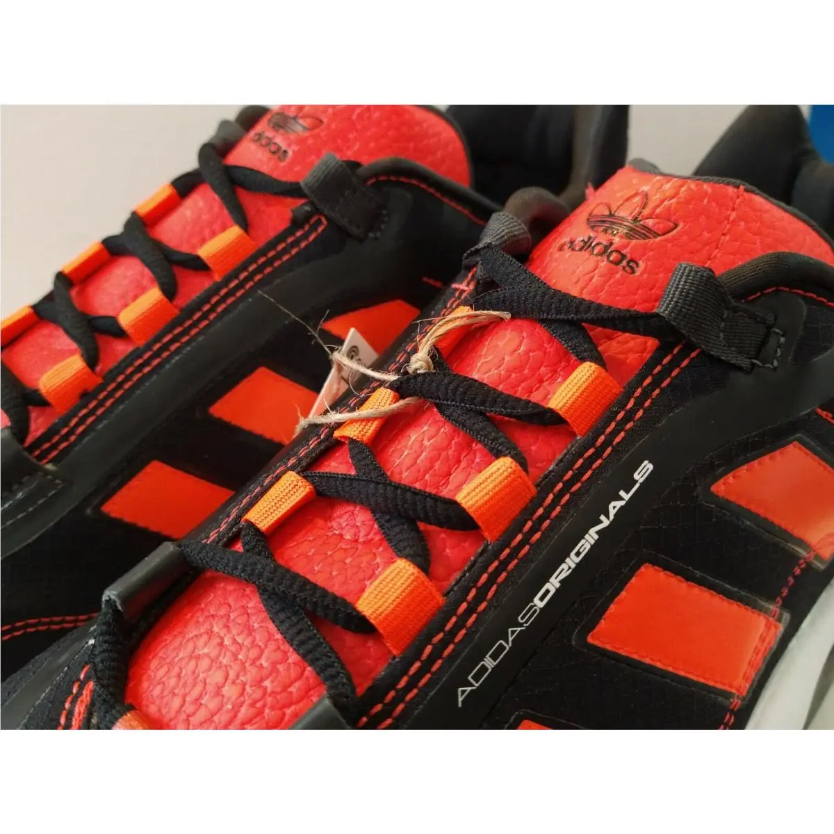 Adidas shoes - Adidas Ozweego Pure - Ozweego Pure - H04536 - Core Black / Cloud White - Solar Red, Manufacturer: Core Black / Cloud White - Solar Red (UPC: 194817781716) 1