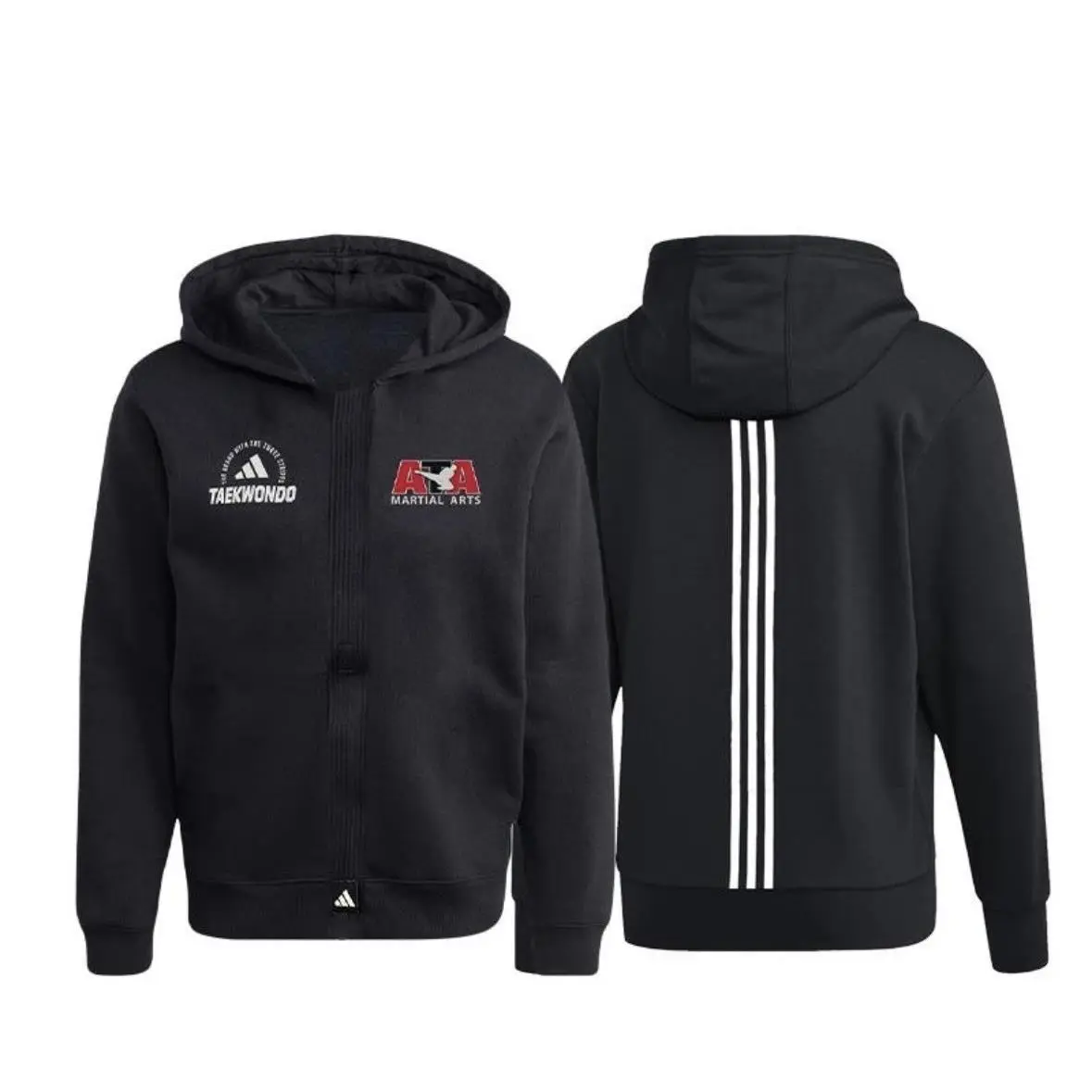 Ata Mens Adidas Taekwondo Tkd Jacket Color:black Size:medium