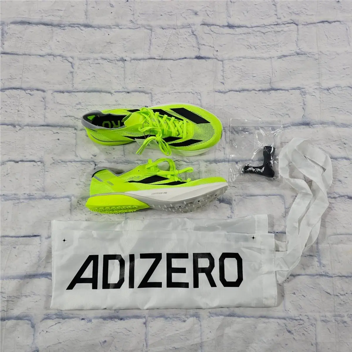 Adidas Adizero Avanti Tyo Men 7.5 Womens 8.5 Lucid Lemon Track Spikes IG1989