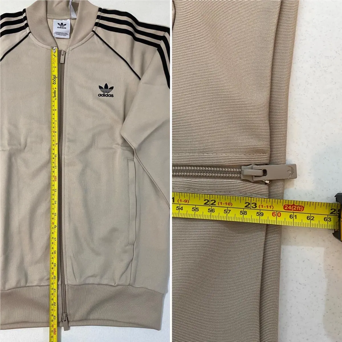 Adidas clothing - Wonder Beige Black 8