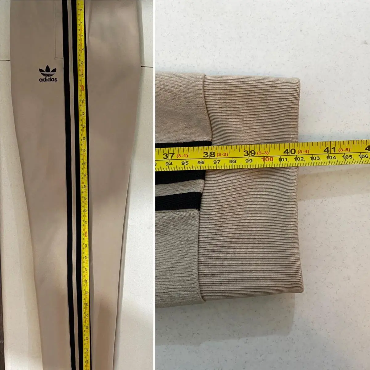 Adidas clothing - Wonder Beige Black 10