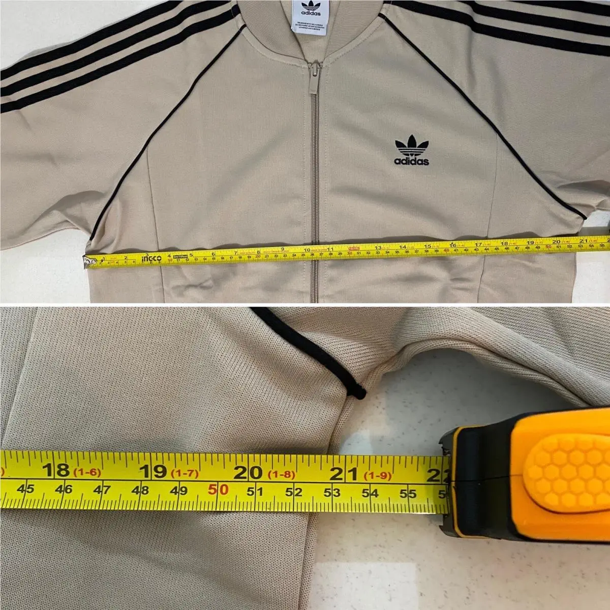 Adidas clothing - Wonder Beige Black 7