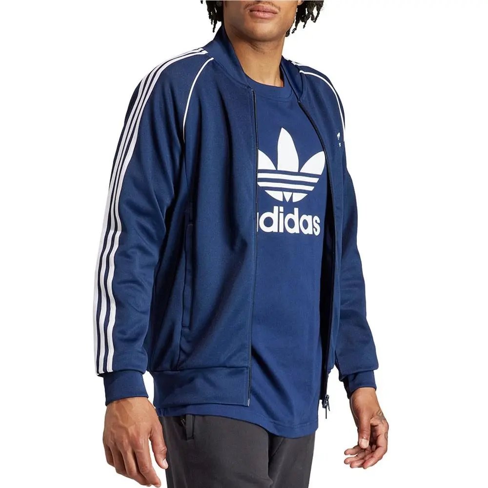 Adidas clothing - adidas Adicolor Classics Sst Full Zip Track Jacket - IR9866 - Blue (UPC: 196467017535) 3