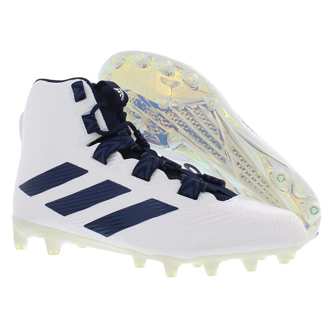Adidas SM Freak Carbon High Mens Shoes Size 16 Color: White/navy/white - White/Navy/White, Main: White