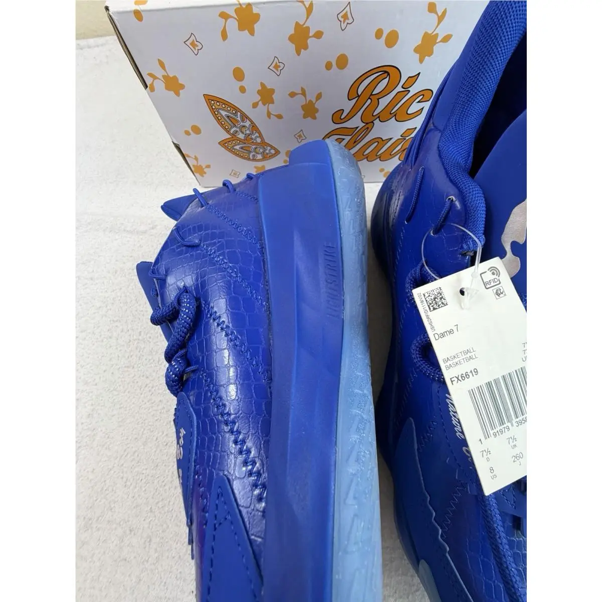 Adidas shoes - adidas Dame 7 - Dame - fx6619 - Blue 10