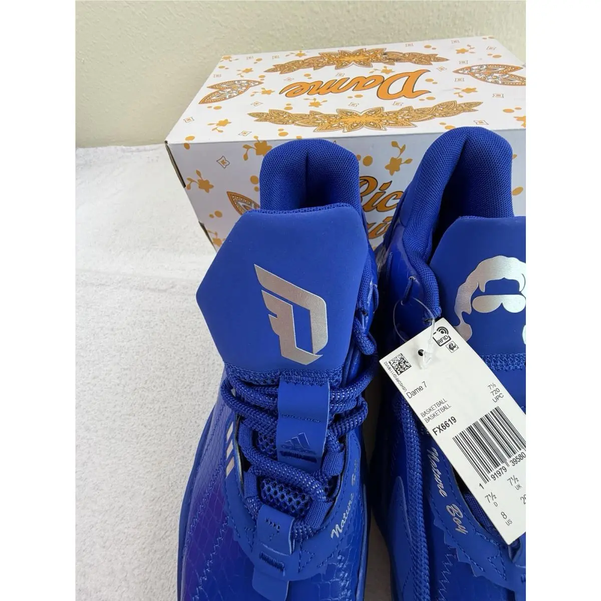 Adidas shoes - adidas Dame 7 - Dame - fx6619 - Blue 11