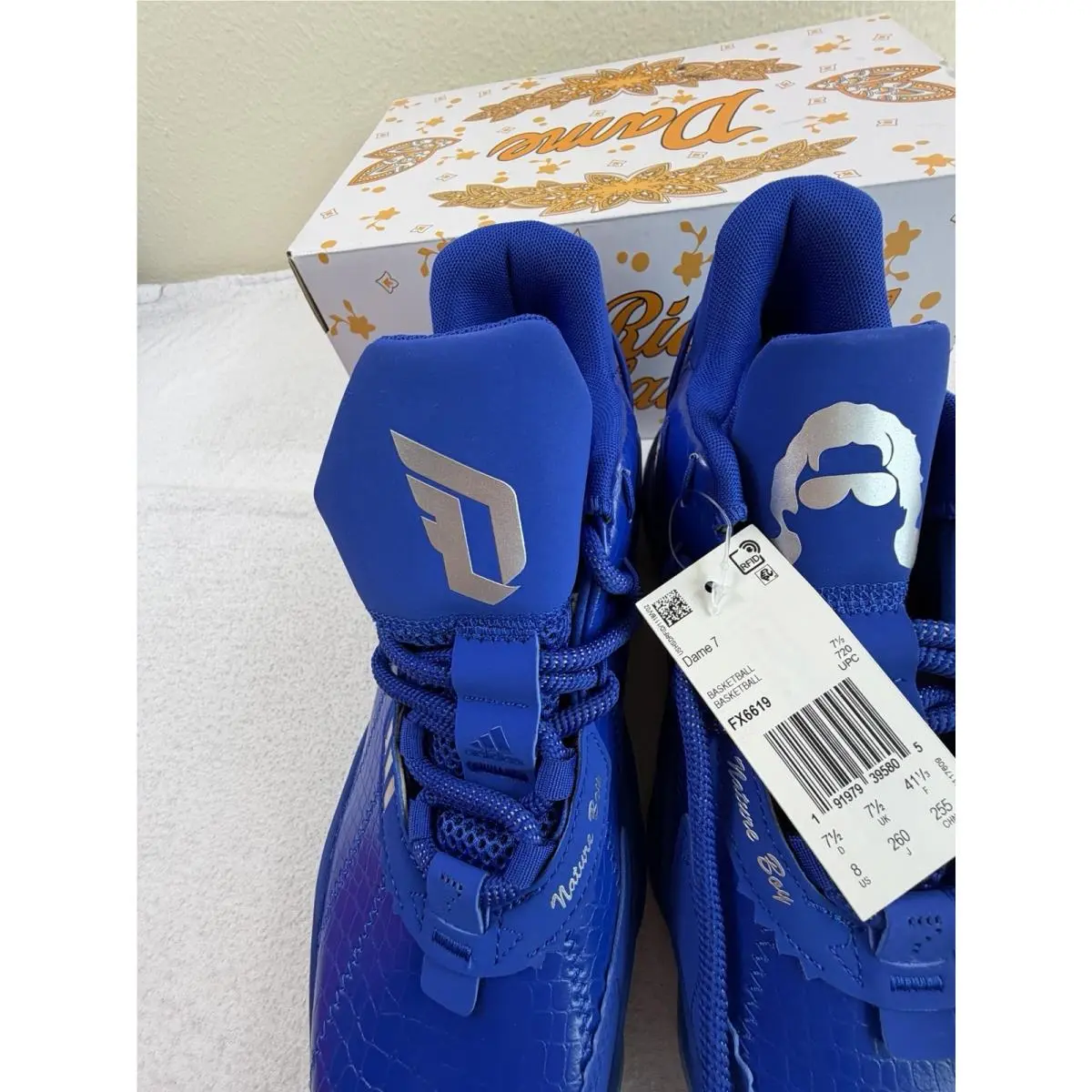 Adidas shoes - adidas Dame 7 - Dame - fx6619 - Blue 12