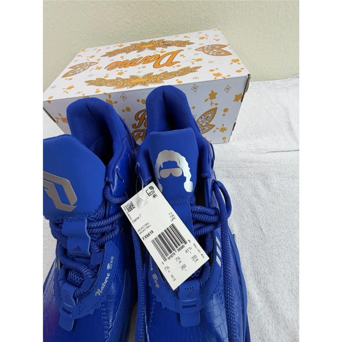 Adidas shoes - adidas Dame 7 - Dame - fx6619 - Blue 13