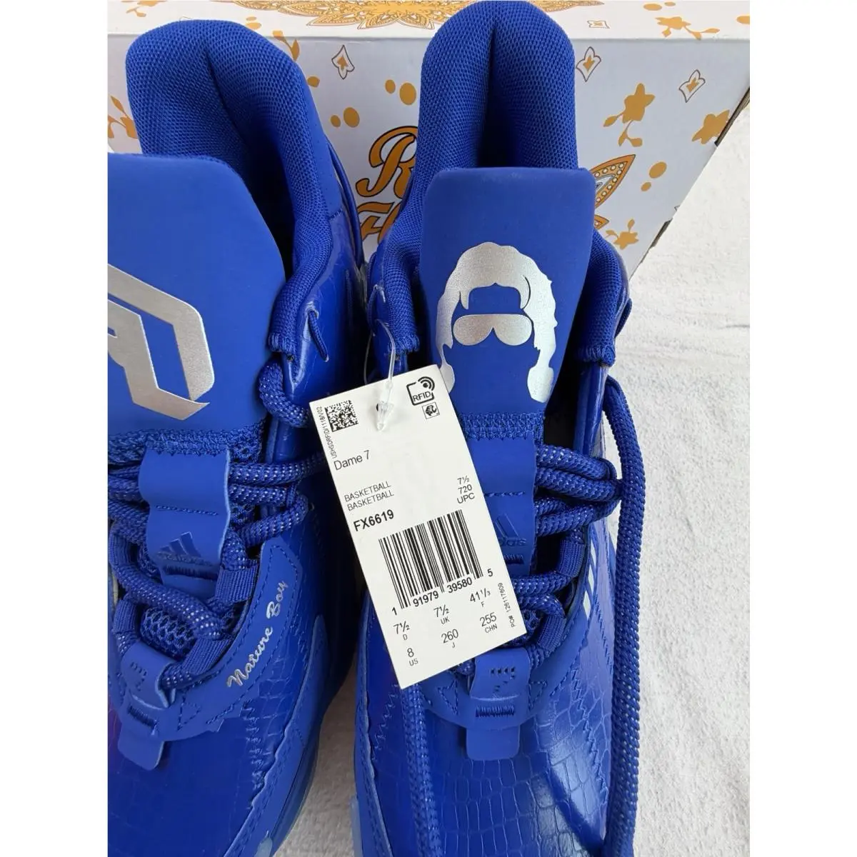 Adidas shoes - adidas Dame 7 - Dame - fx6619 - Blue 6