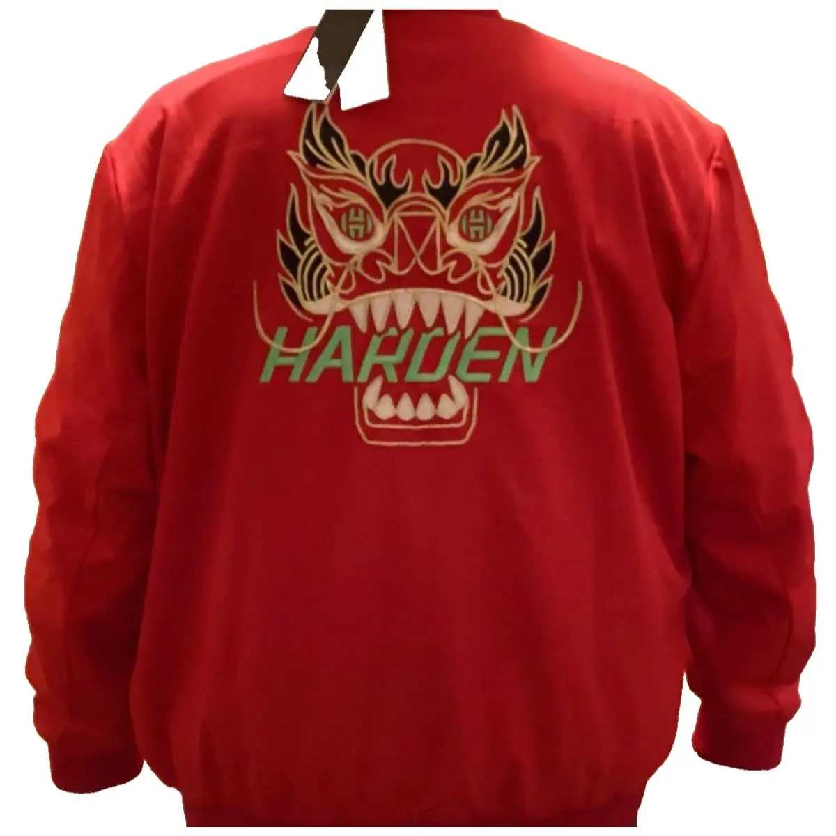 Adidas James Harden Cny 2020 Dragon Jacket Red 2XL Full Zip Basketball