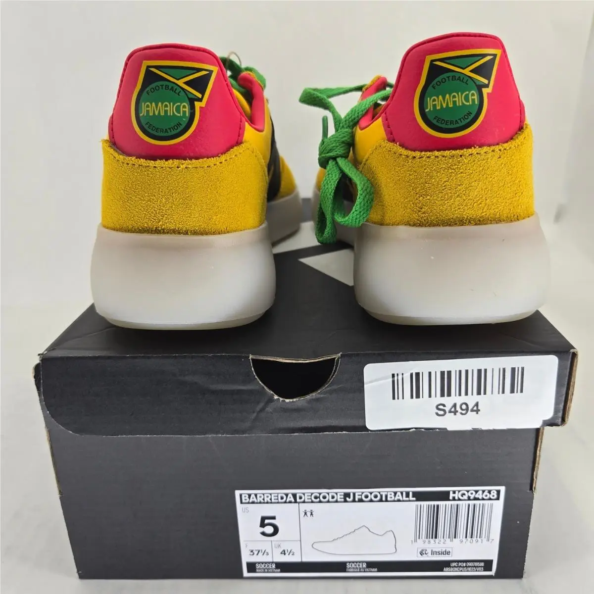 Adidas shoes - Barreda Decode J Football - Barreda Decode Football - HQ9468 - Yellow 1
