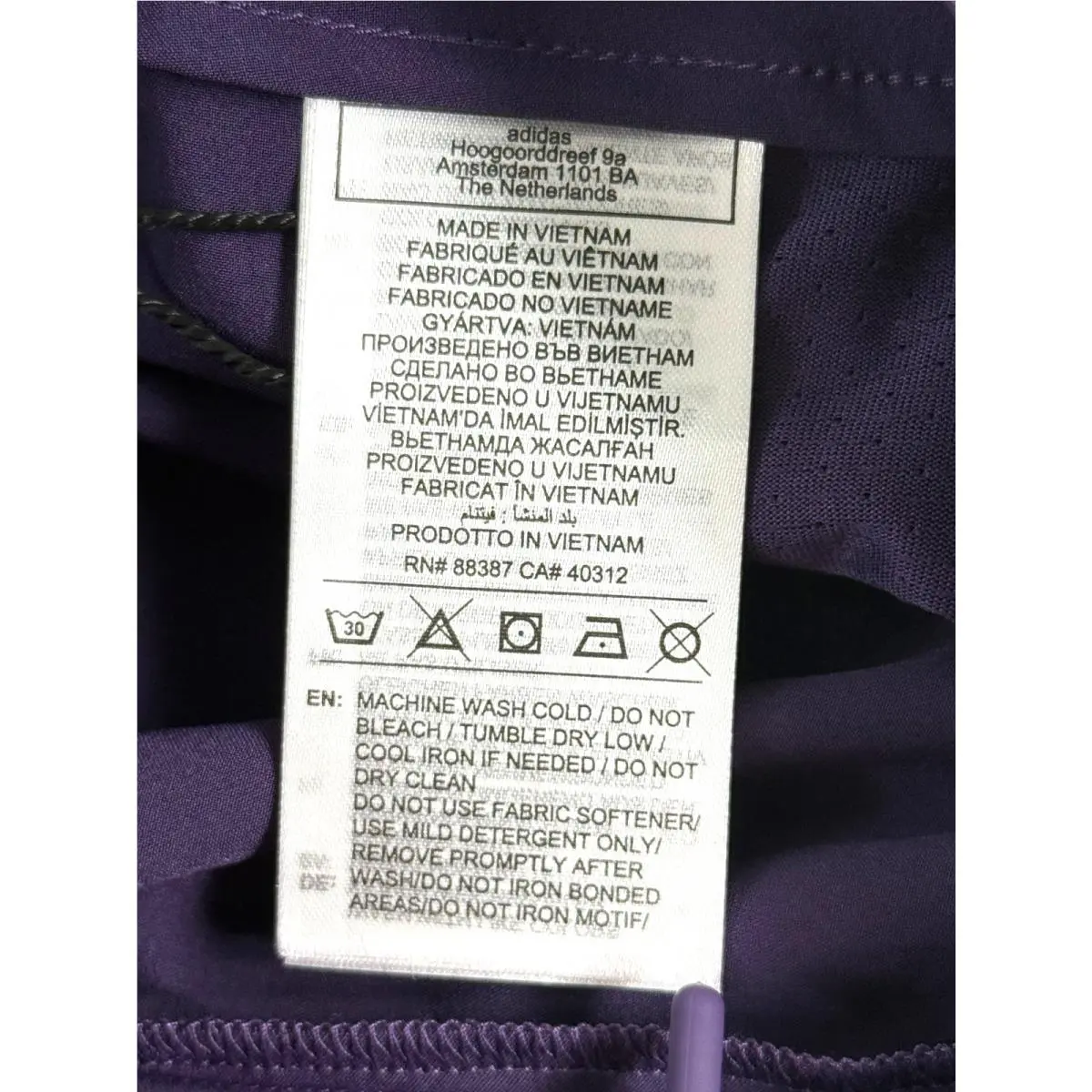 Adidas clothing - Pro Ergo - Pro Ergo - JN2996 - Purple (UPC: 197623239525) 8