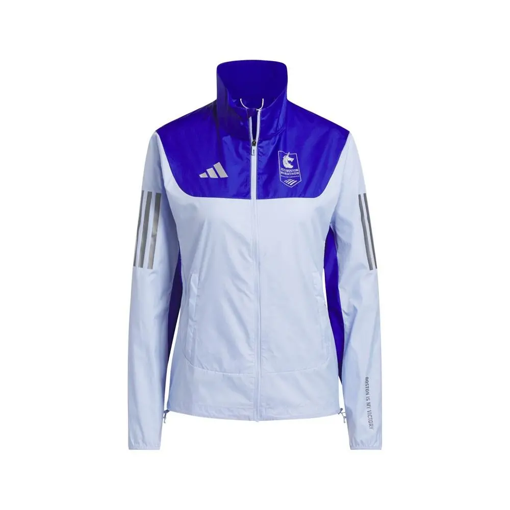 Boston Marathon 2025 Own The Run Celebration Full Zip Jacket Womens Size by Adidas