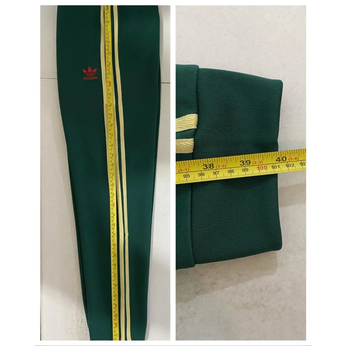 Adidas clothing - Collegiate Green Powder Yellow 11