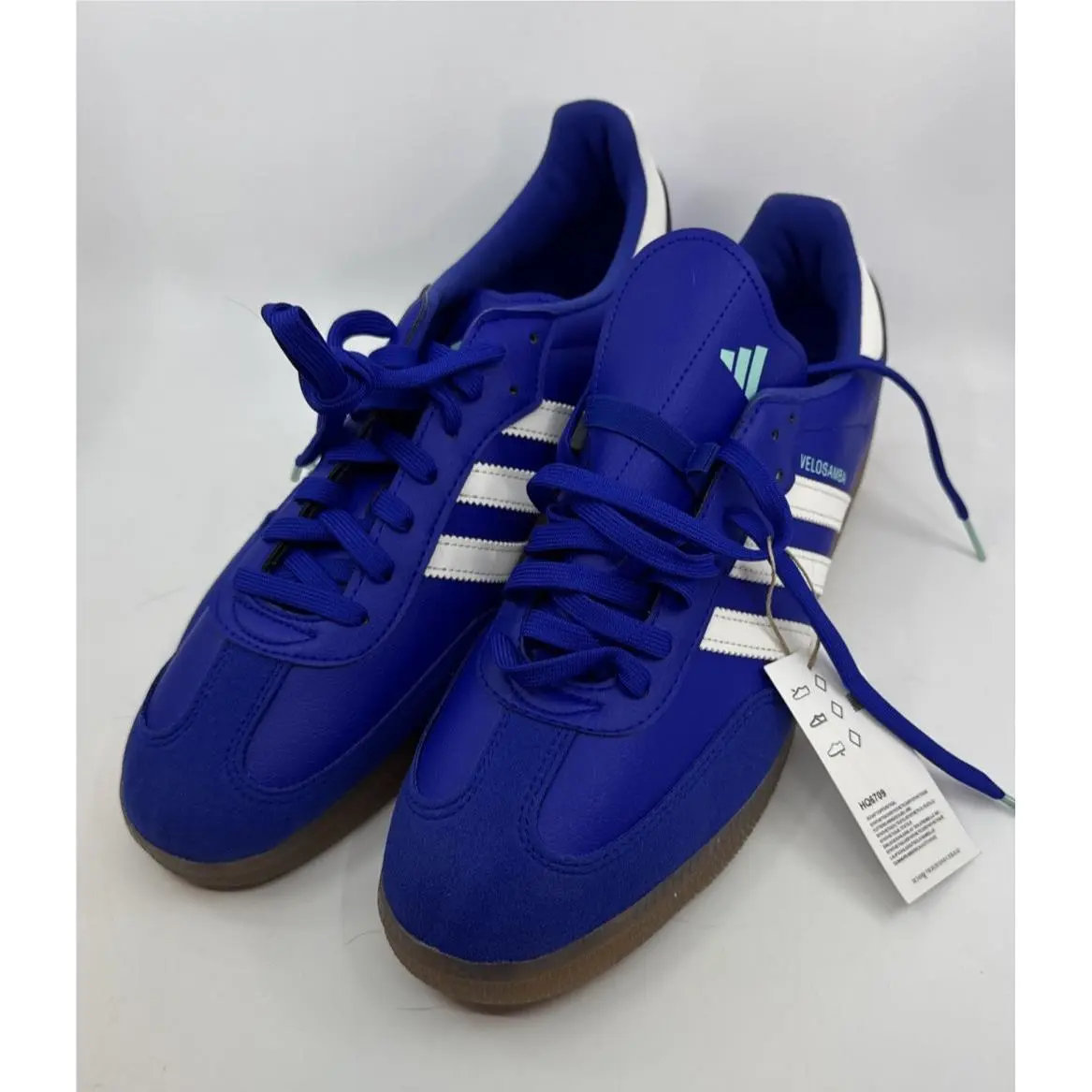 Adidas Velosamba Vegan Cycling Shoes HQ4709 Size 13 Royal Blue Gum w/ Tags