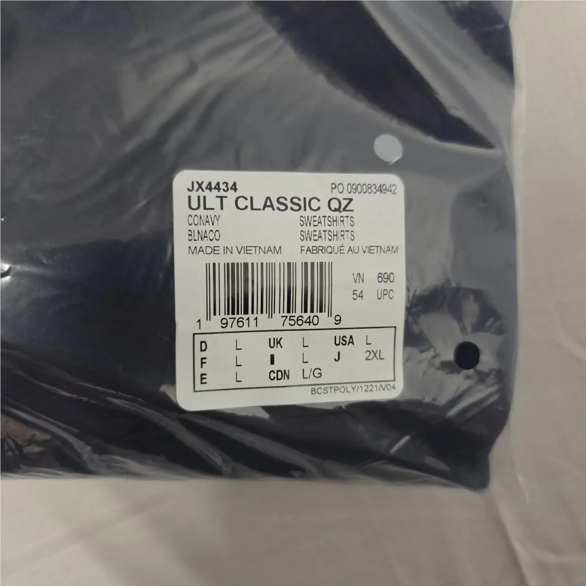 Adidas clothing - Navy (UPC: 197611756409) 7