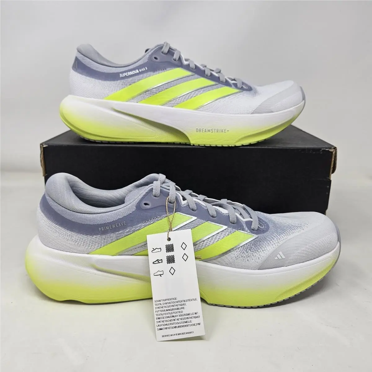 Adidas shoes - adidas Supernova Rise 3 - Supernova Rise - KK1206 - Halo Silver - Solar Yellow 0